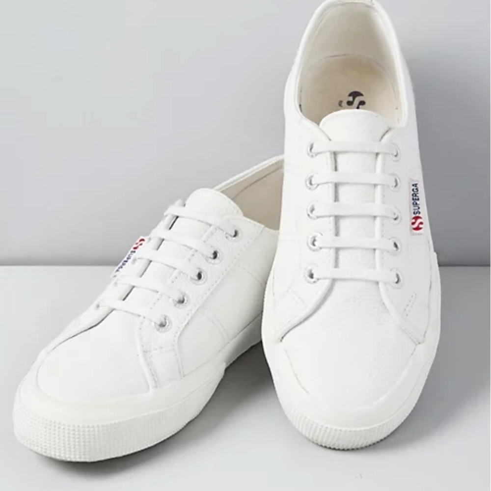 Superga Leather Sneakers 9 EUC